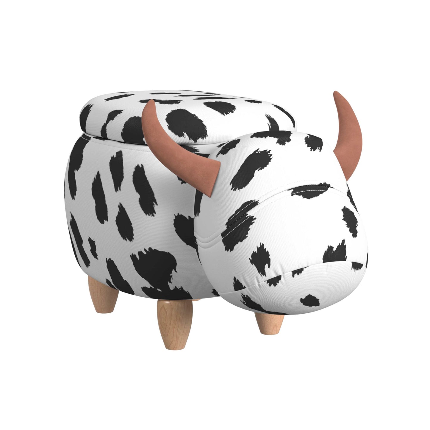 Kids Cow Storage Stool