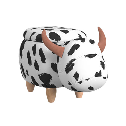 Kids Cow Storage Stool