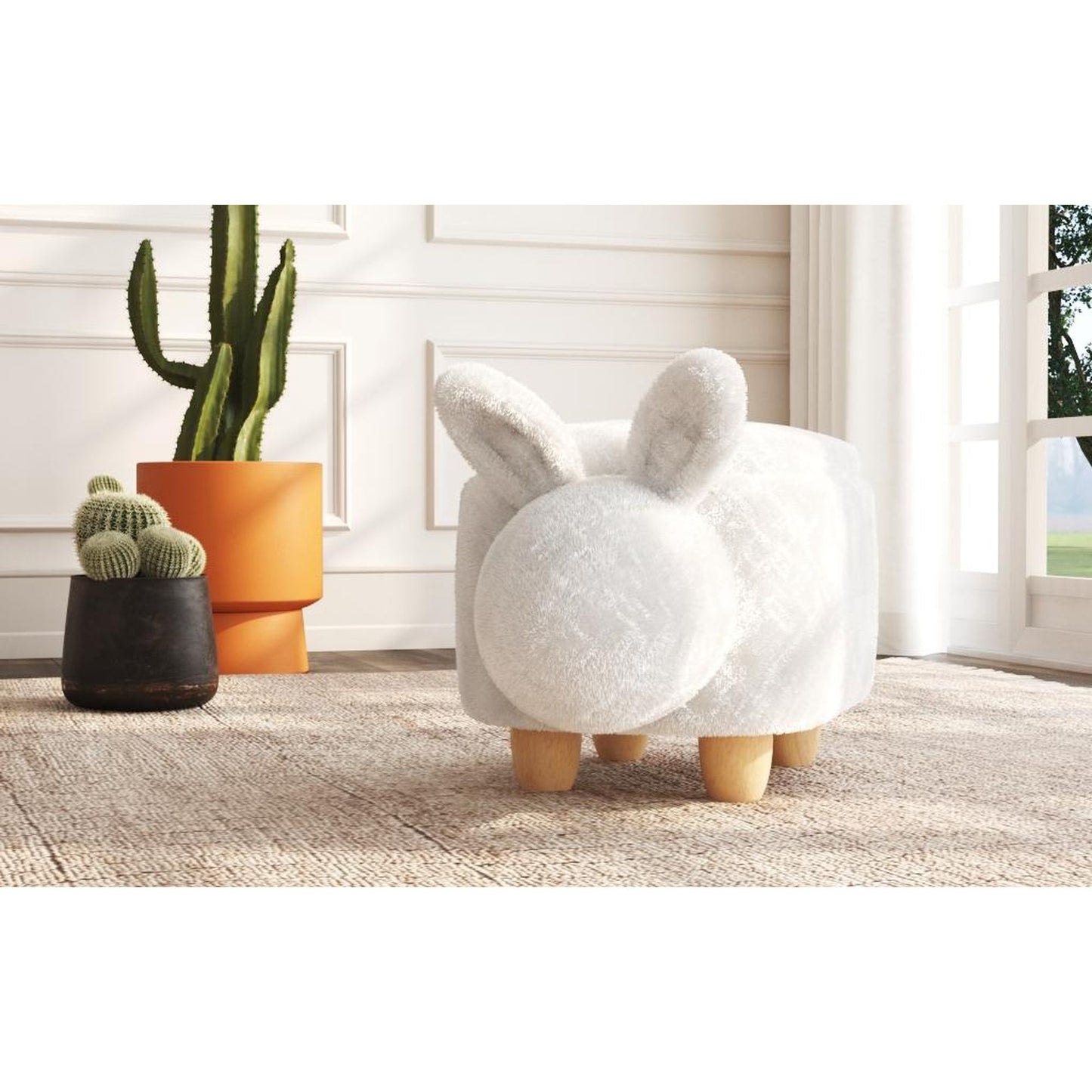 Kids Rabbit Storage Stool